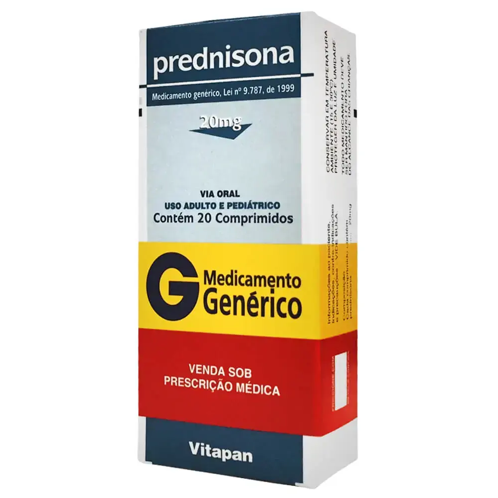 Prednisona 20mg Cx 20 Comp