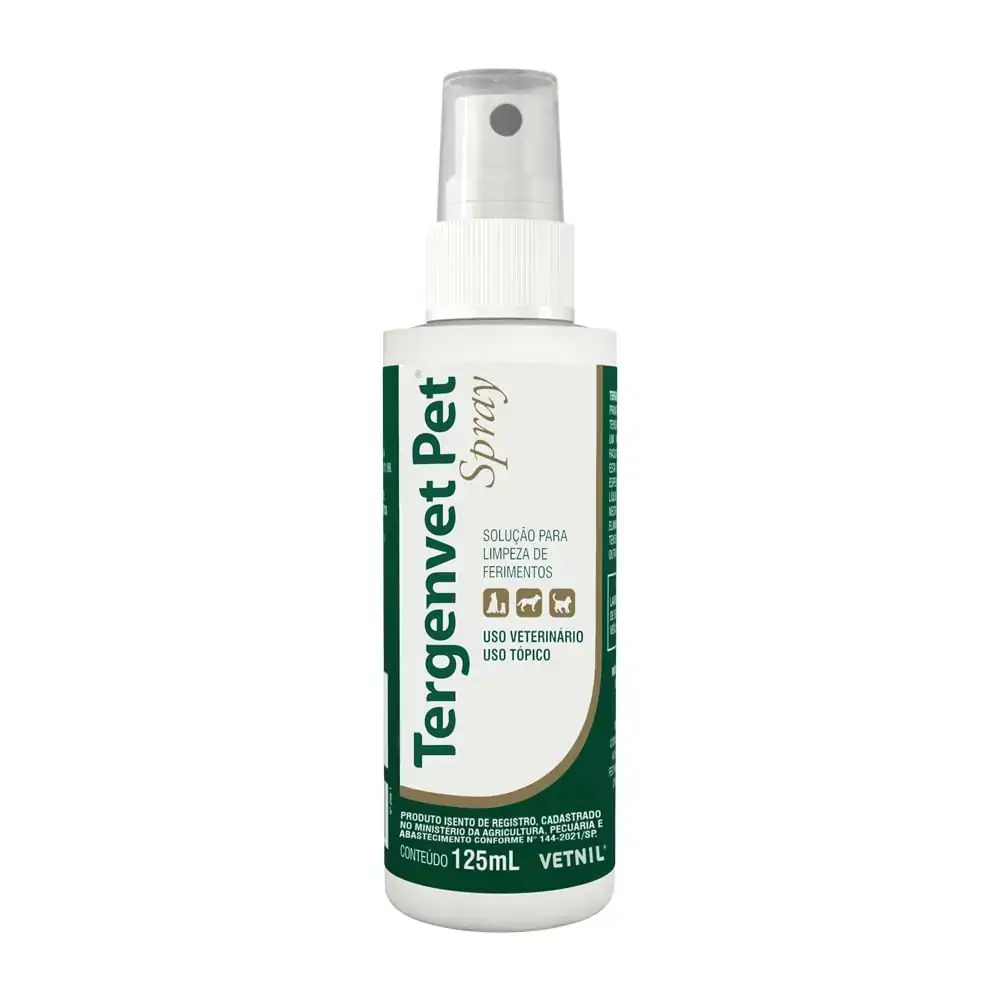 Antisséptico Tergenvet Spray Vetnil 125ml