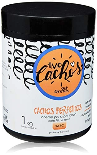 Creme para Pentear Cachos Perfeitos 3ABC Vegano Amo Cachos Griffus 1kg