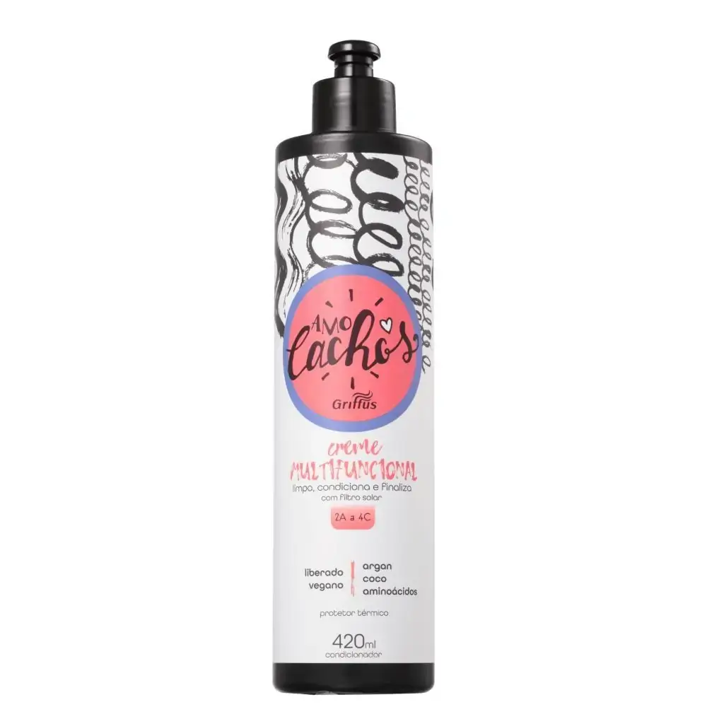 Condicionador Amo Cachos Multifuncional Griffus 420ml