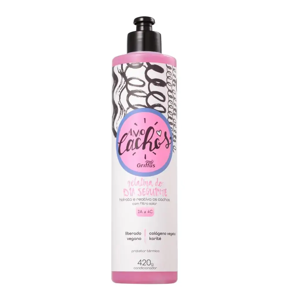 Gelatina Ativadora Amo Cachos Dia Seguinte Griffus 420Ml
