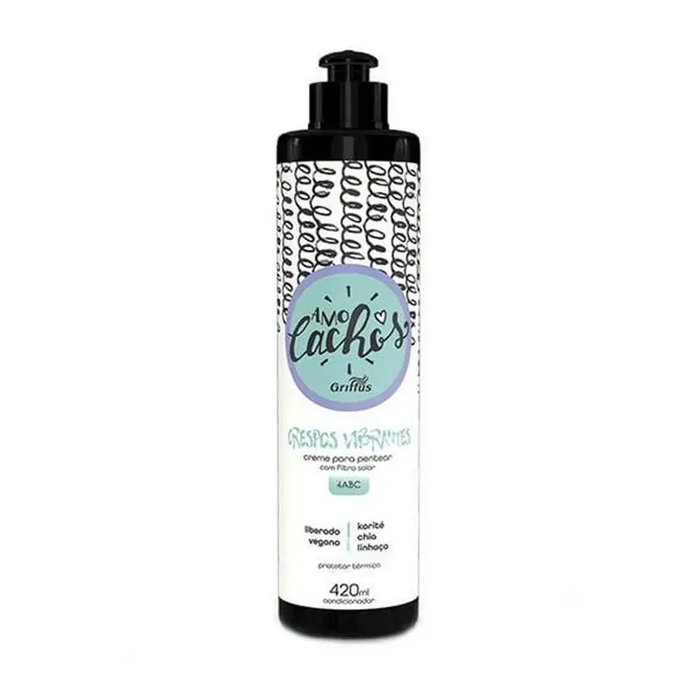 Creme de Pentear Amo Cachos Crespos Vibrantes Griffus 420Ml