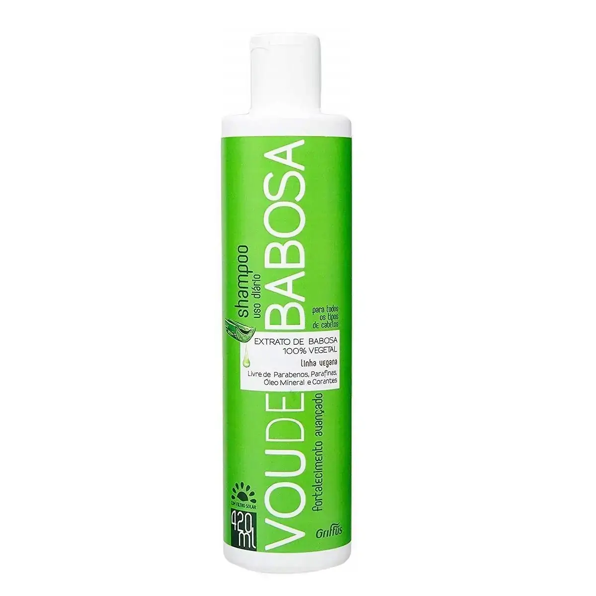 Shampoo Vegano Vou De Babosa Griffus 420ml