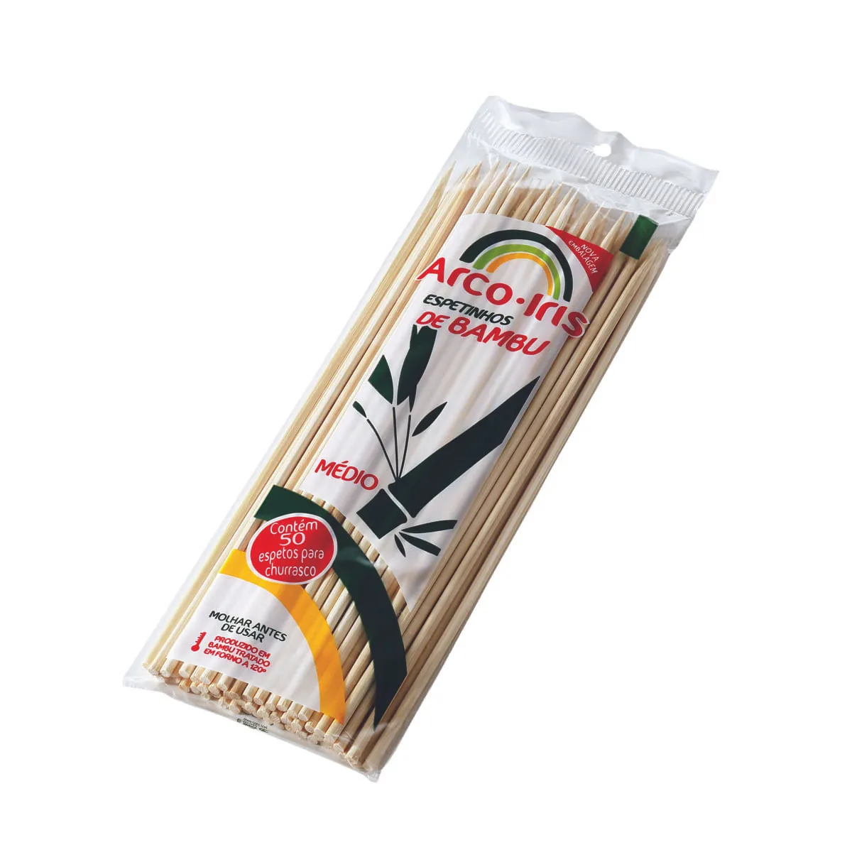 Espetinhos De Bambu Arco Ires