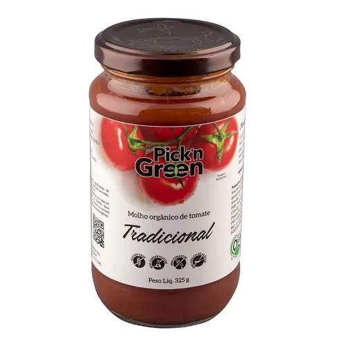 Molho Tomate Pick N Green Tradiconal 325g