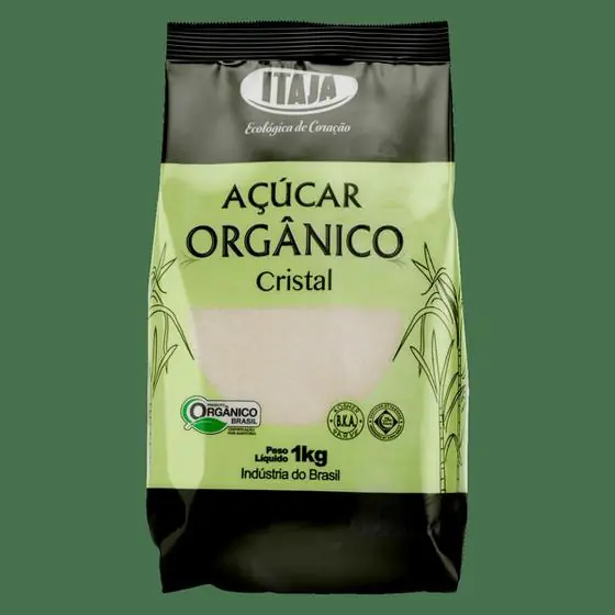 Açúcar Orgânico Cristal ITAJÁ Pacote 1kg