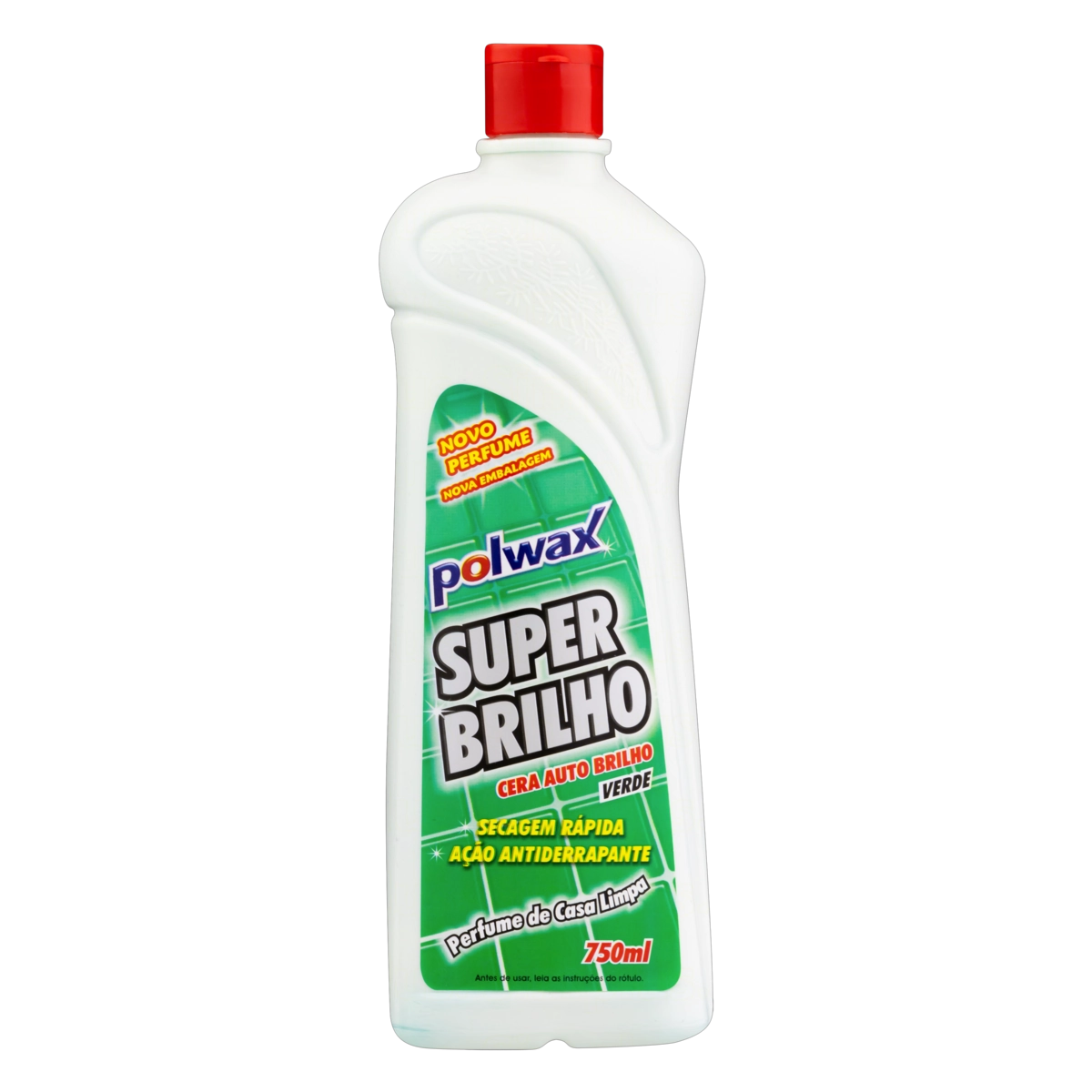 Cera Líquida Superbrilho Verde Polwax Squeeze 750ml