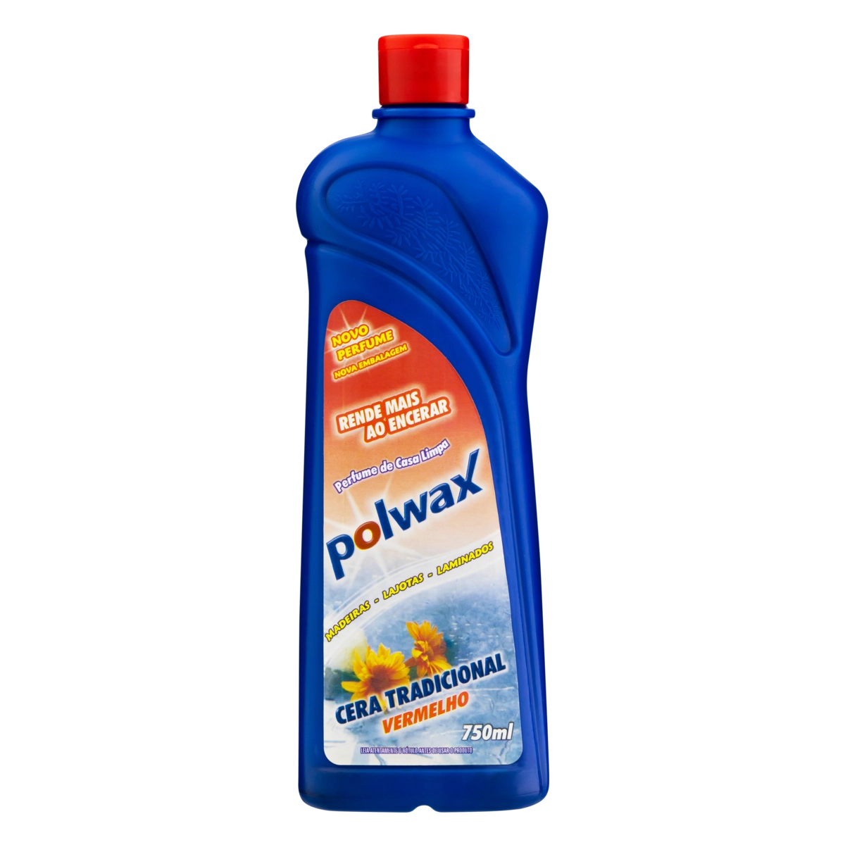 Cera Líquida Tradicional Vermelha Polwax Squeeze 750ml