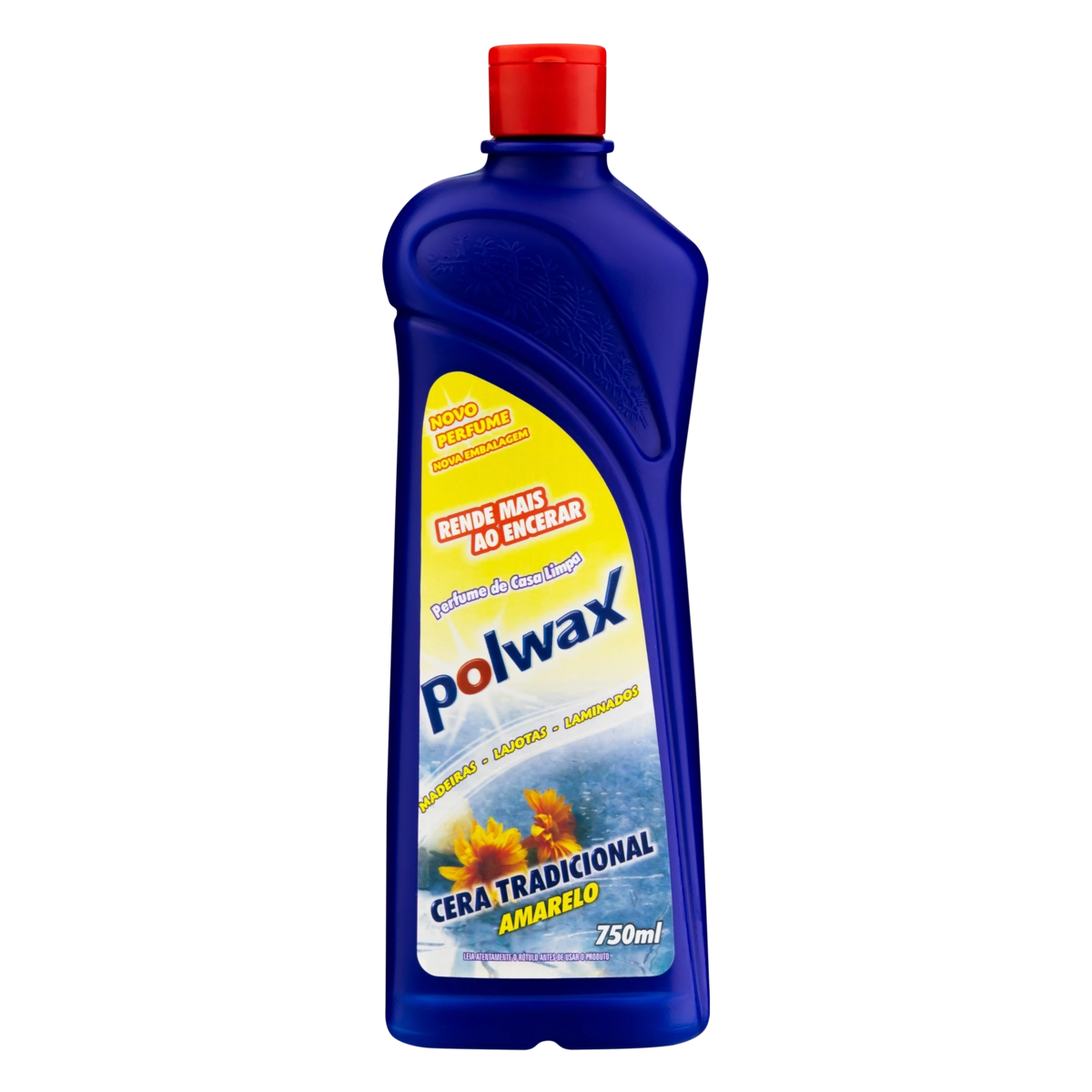 Cera Líquida Tradicional Amarela Polwax Squeeze 750ml