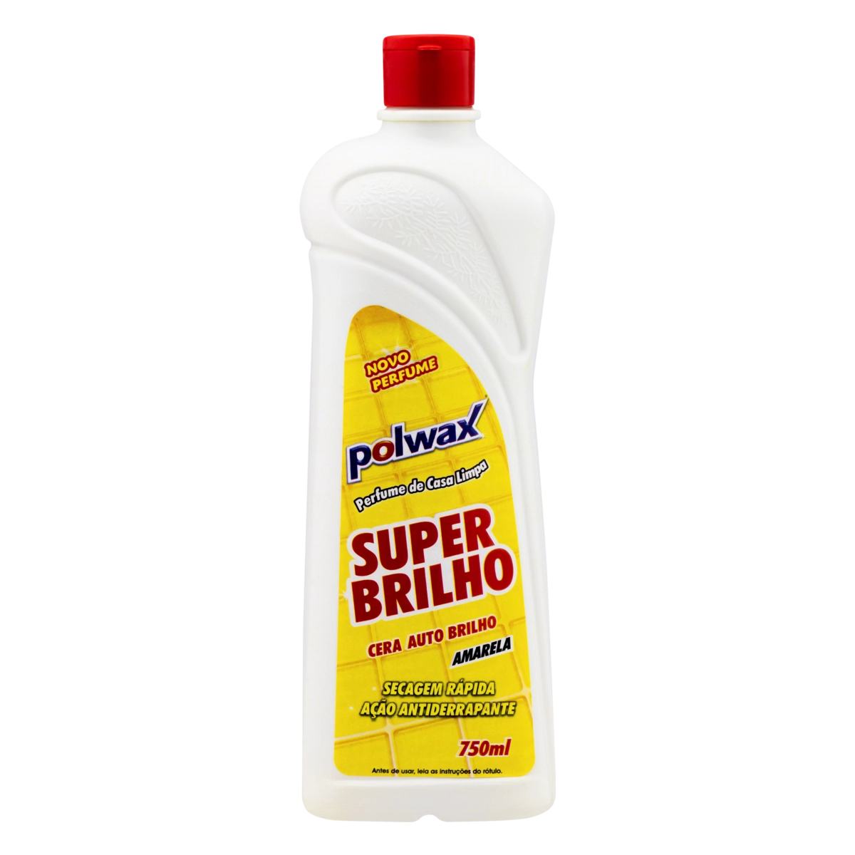 Cera Líquida Superbrilho Amarela Polwax Squeeze 750ml