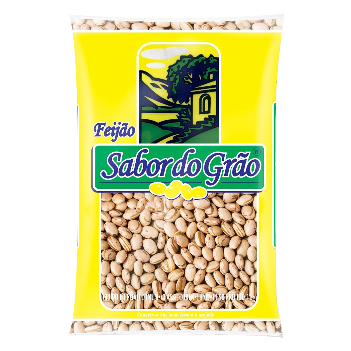 Feijão Carioca Tipo 1 Sabor Do Grão Pacote 1kg