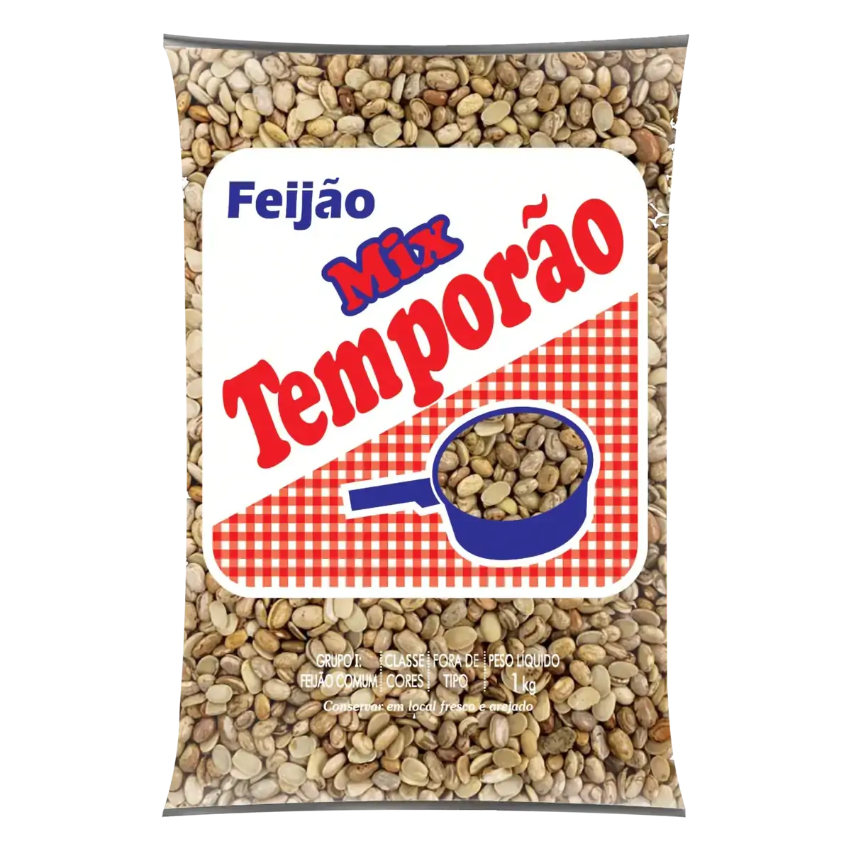 Feijão Carioca TEMPORAO MIX 1KG
