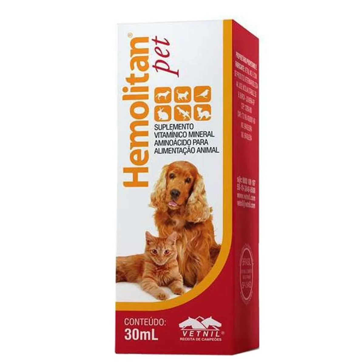 Hemolitan Pet Gotas Vetnil 30ml