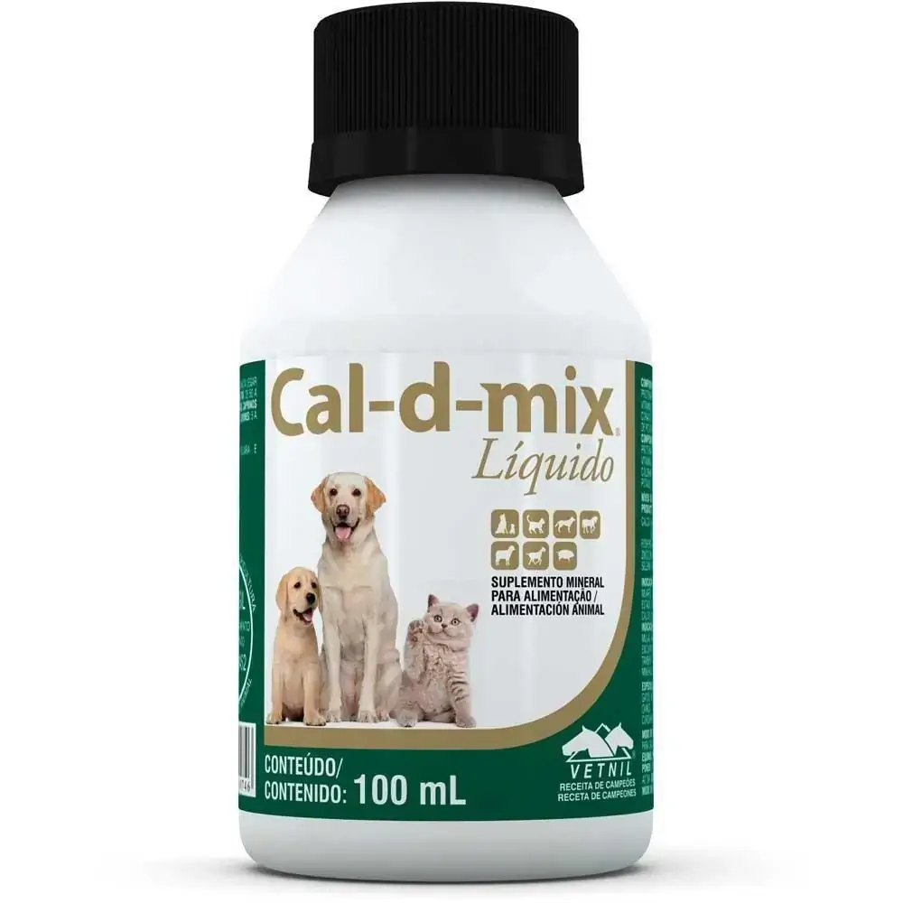 Cal D Mix Líquido 100 ml Vetnil