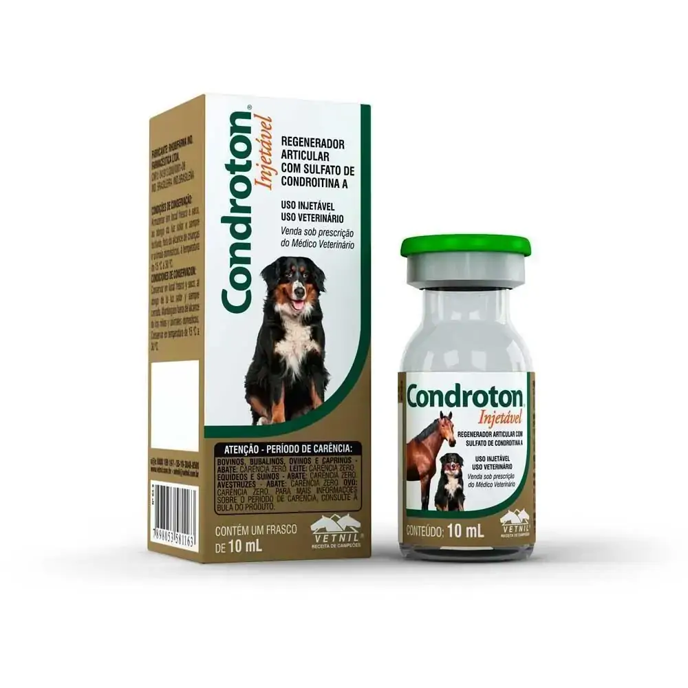 Condroton Injetável 10ml Vetnil