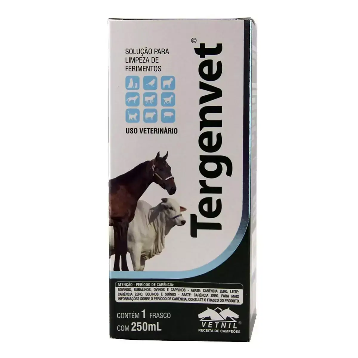 Solução Para Limpeza de Ferimentos Tergenvet Vetnil 250ml 250ml