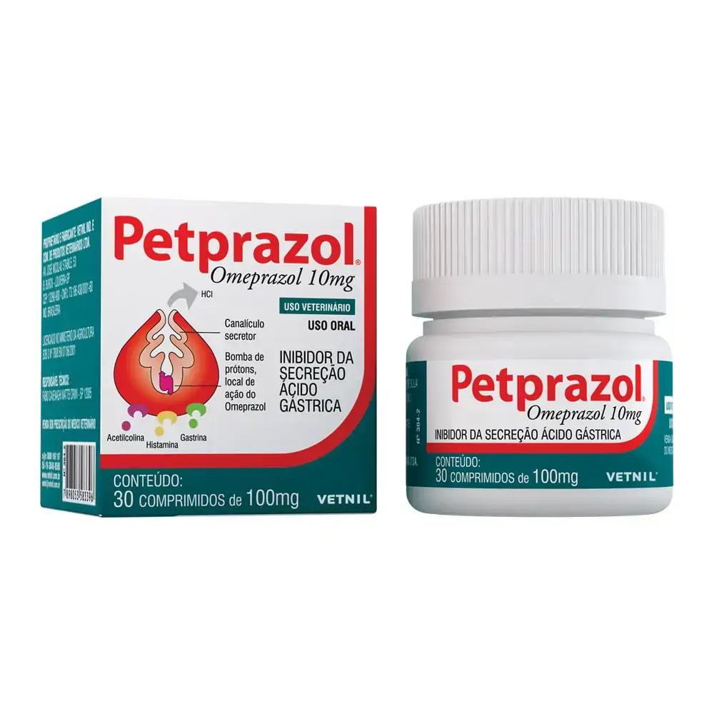 Petprazol 30 Capsulas Vetnil 10mg