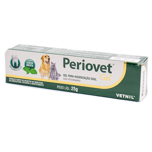 Higienizador Bucal Periovet Gel Vetnil 25g