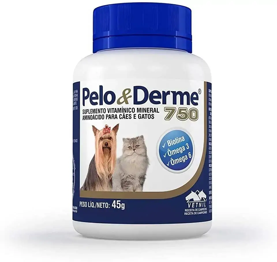 Pelo E Derme 750mg 30 Capsulas