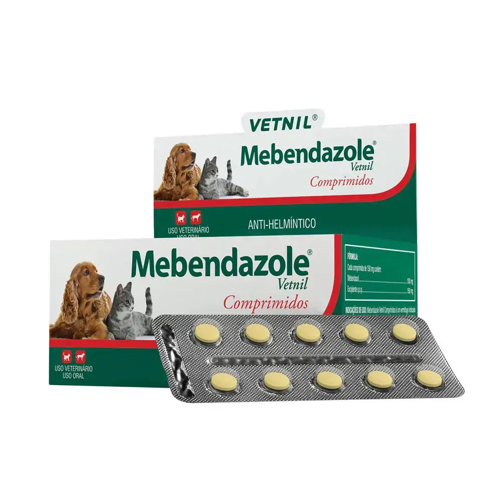 Vermífugo Mebendazole Vetnil