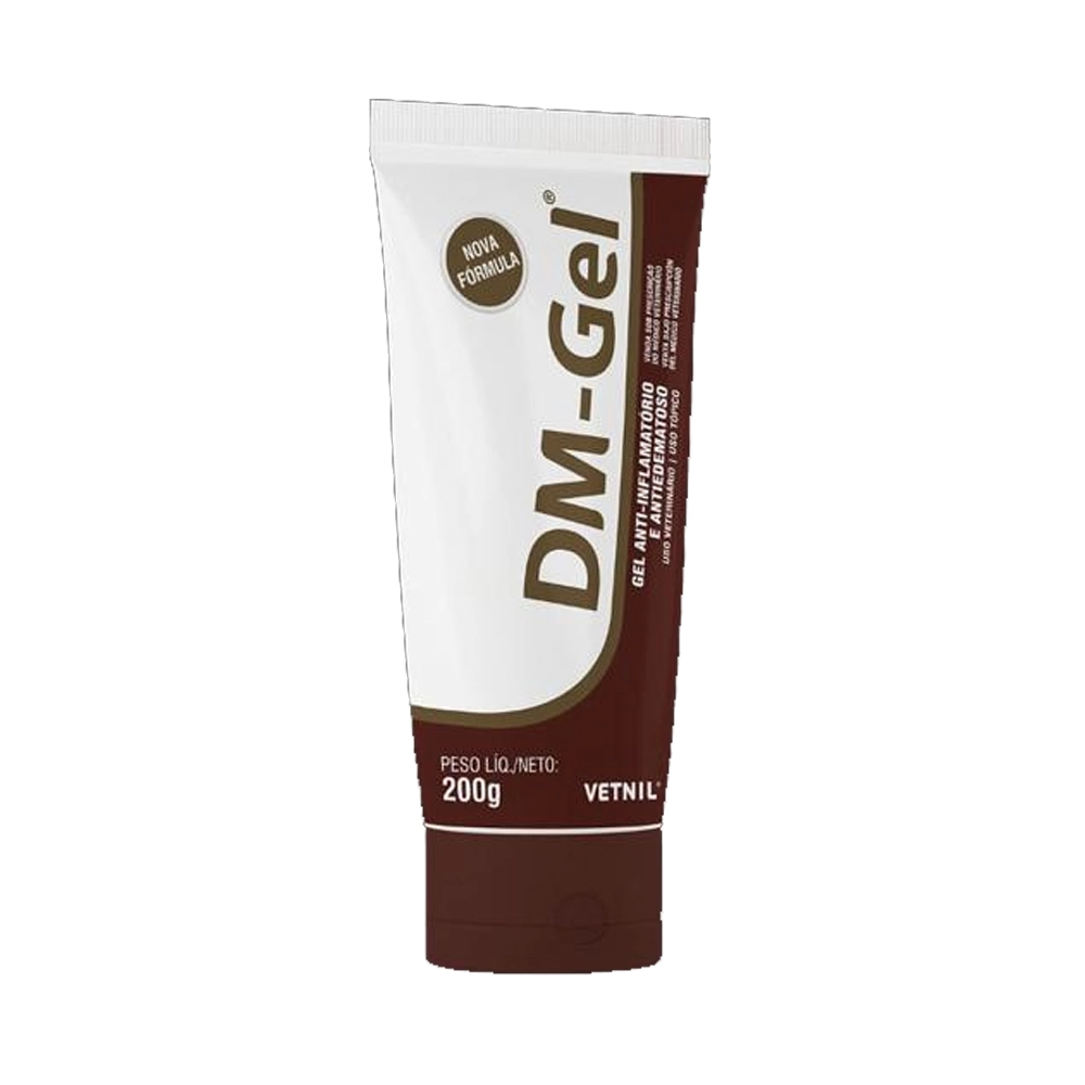 Anti-inflamatório em Gel para Cães e Equinos DM-Gel Bisnaga Vetnil 50 g