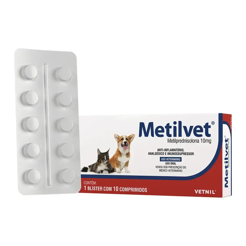 Metilvet 10 Mg 10 Comp