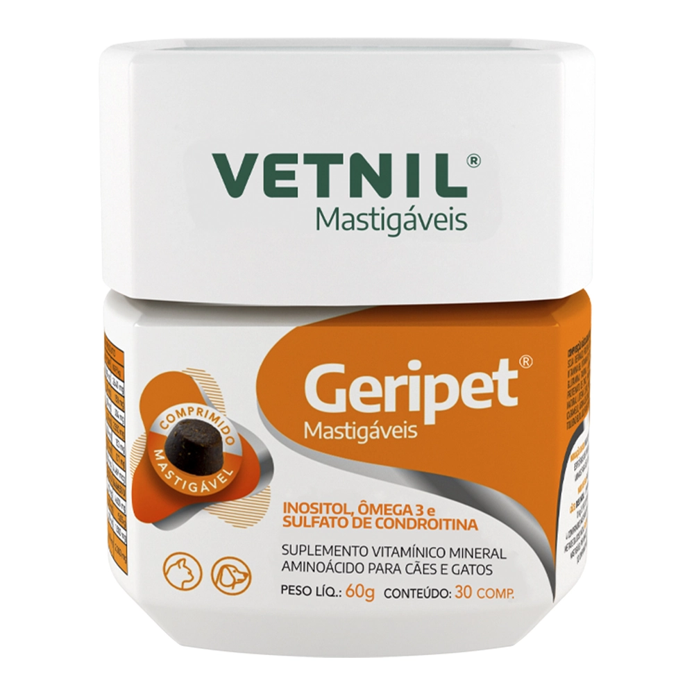 Geripet 30 Comprimidos Mastigaveis