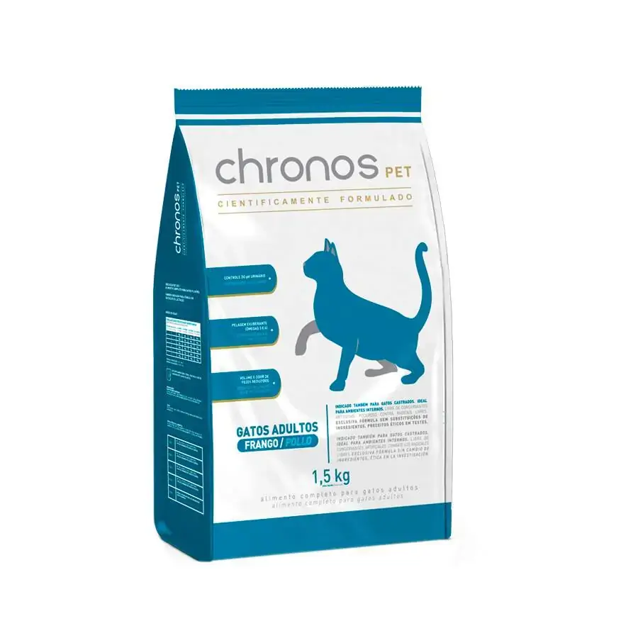 10 Al.gatos Chronos 1,5kg Adultos Frango