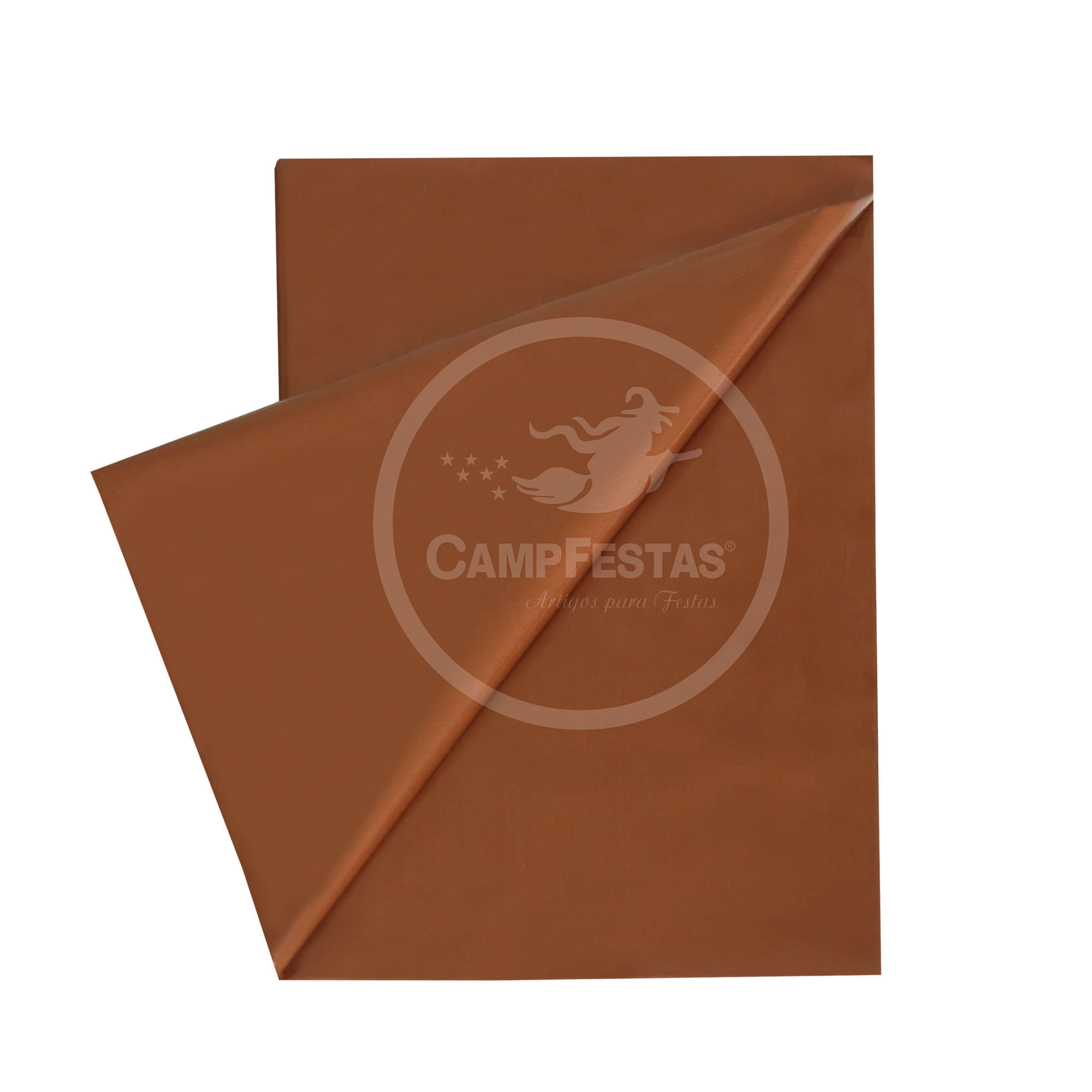 Toalha 78cmx78cm Marrom C/10