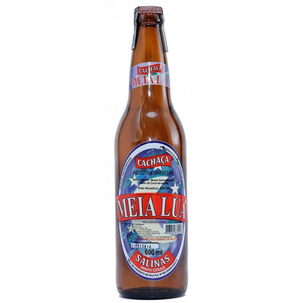Beb Nac Cachaca Meia Lua 600ml