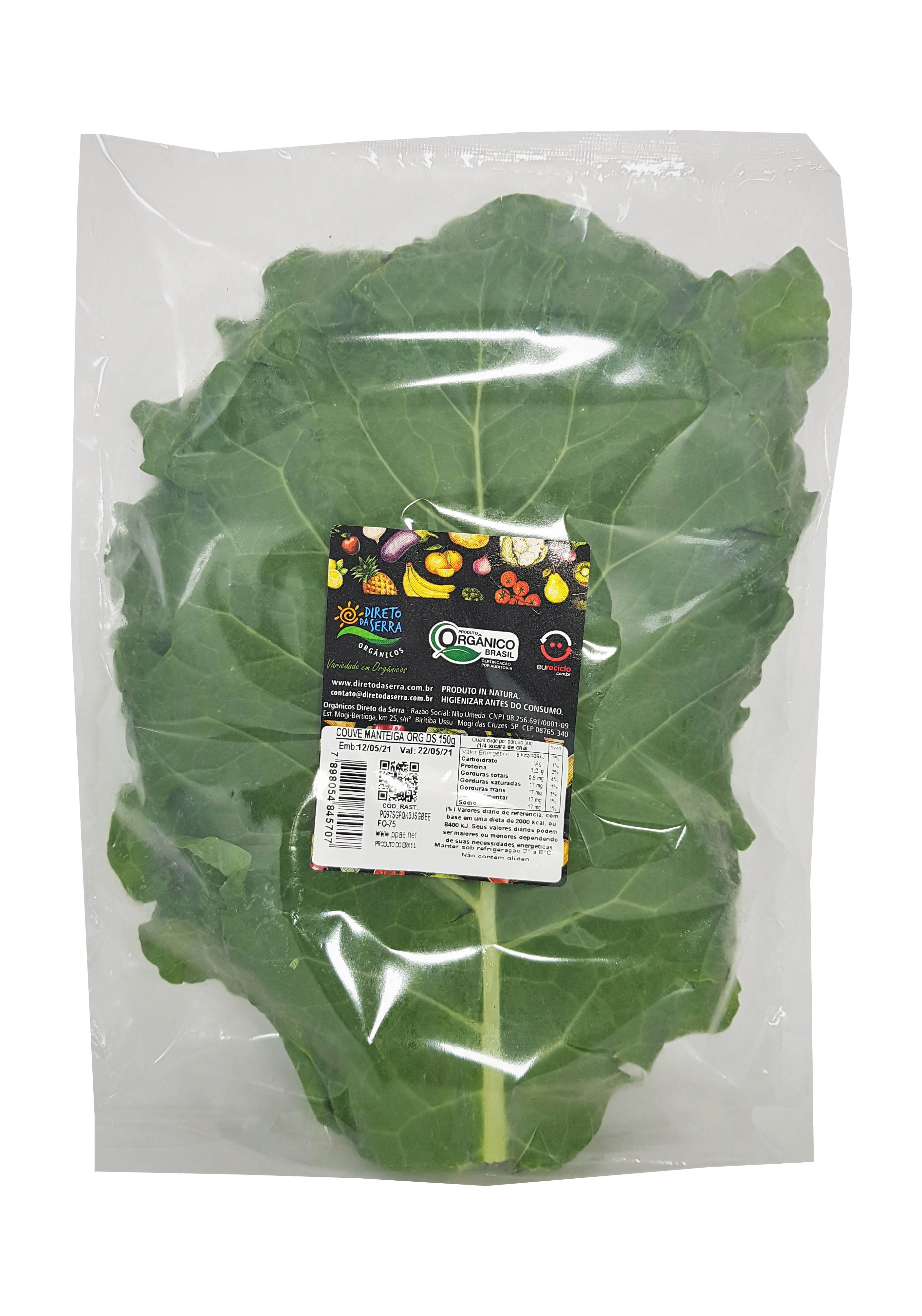 Couve Manteiga Org Dds 150g
