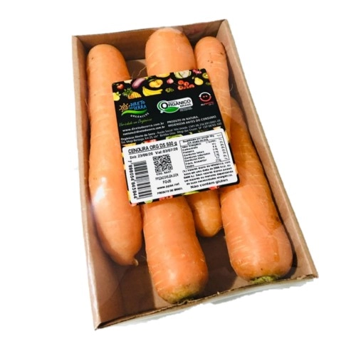 Cenoura Org Dds 500g