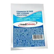 Compressa Gaze Medi House 13 Fios