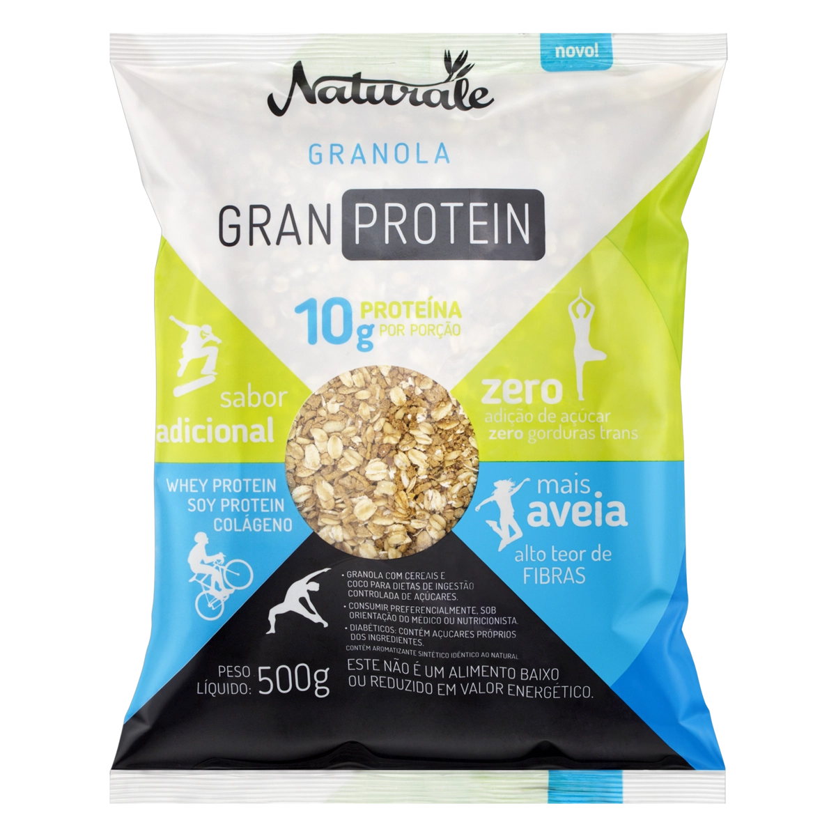 Granola Tradicional Naturale Gran Protein Pacote 500g