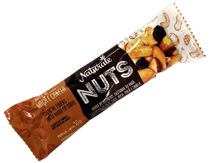 Barra Nuts Naturale 30g Maca/canela C/6