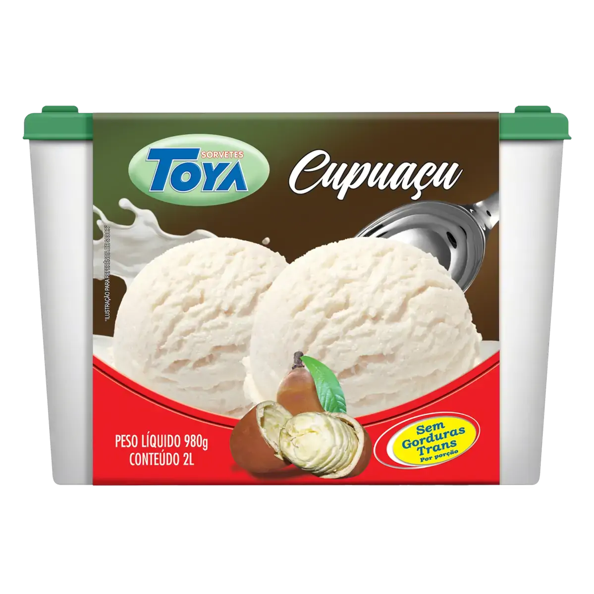 Sorvete Cupuaçu Toya Pote 2l