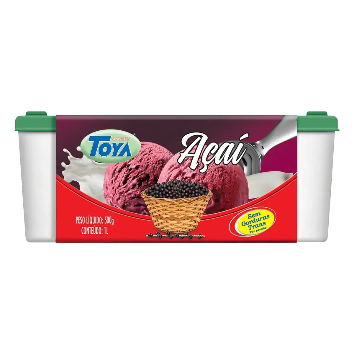 Sorvete Açaí Toya Pote 1l