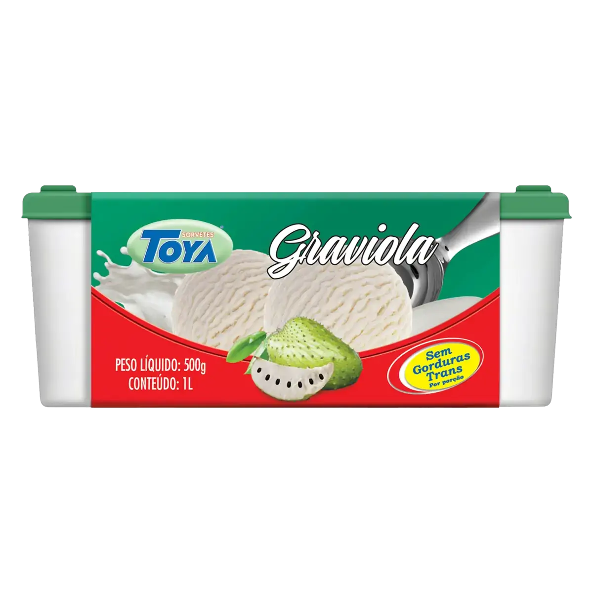 Sorvete Graviola Toya Pote 1l