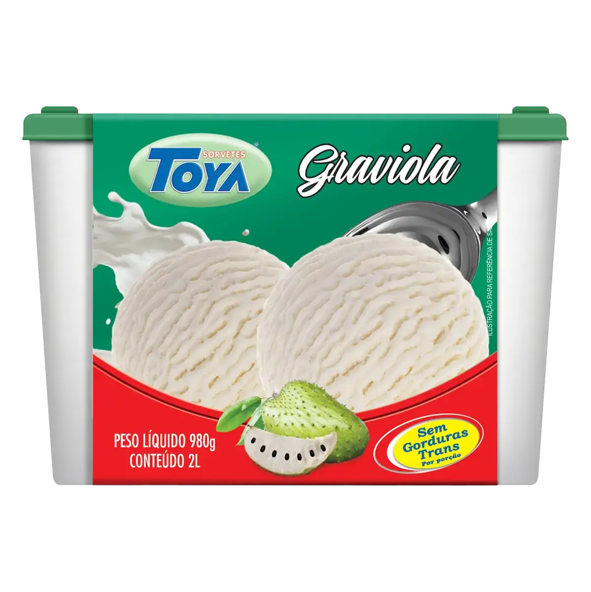 Sorvete Graviola Toya Pote 2l