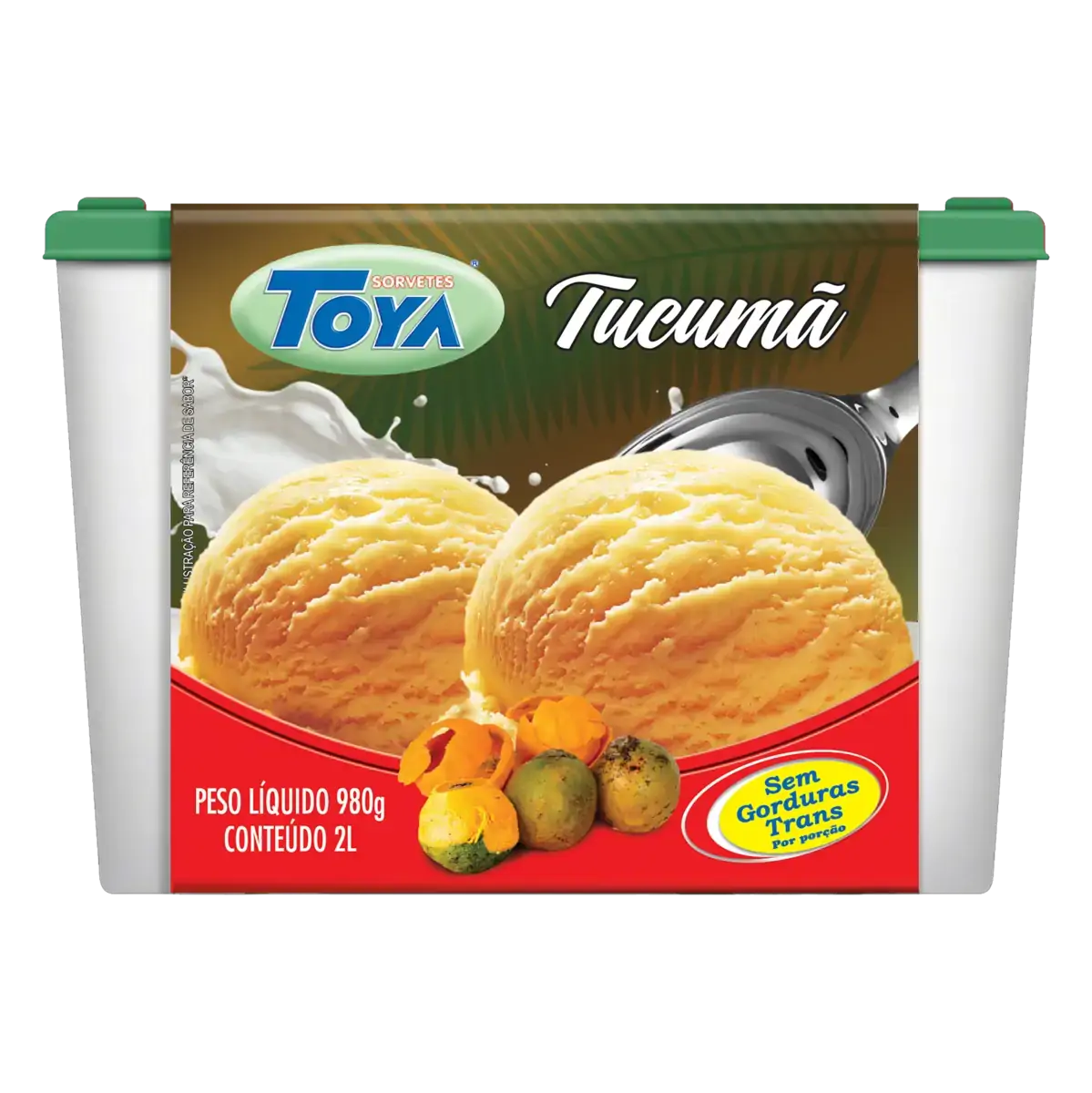 Sorvete Tucumã Toya Pote 2l
