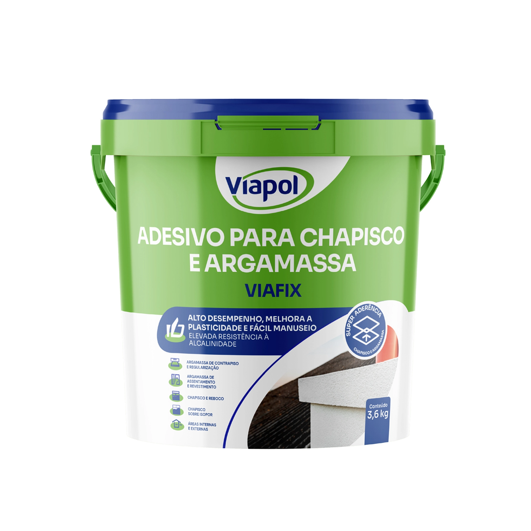 Adesivo para Argamassas E Chapisco Viafix 3,6kg