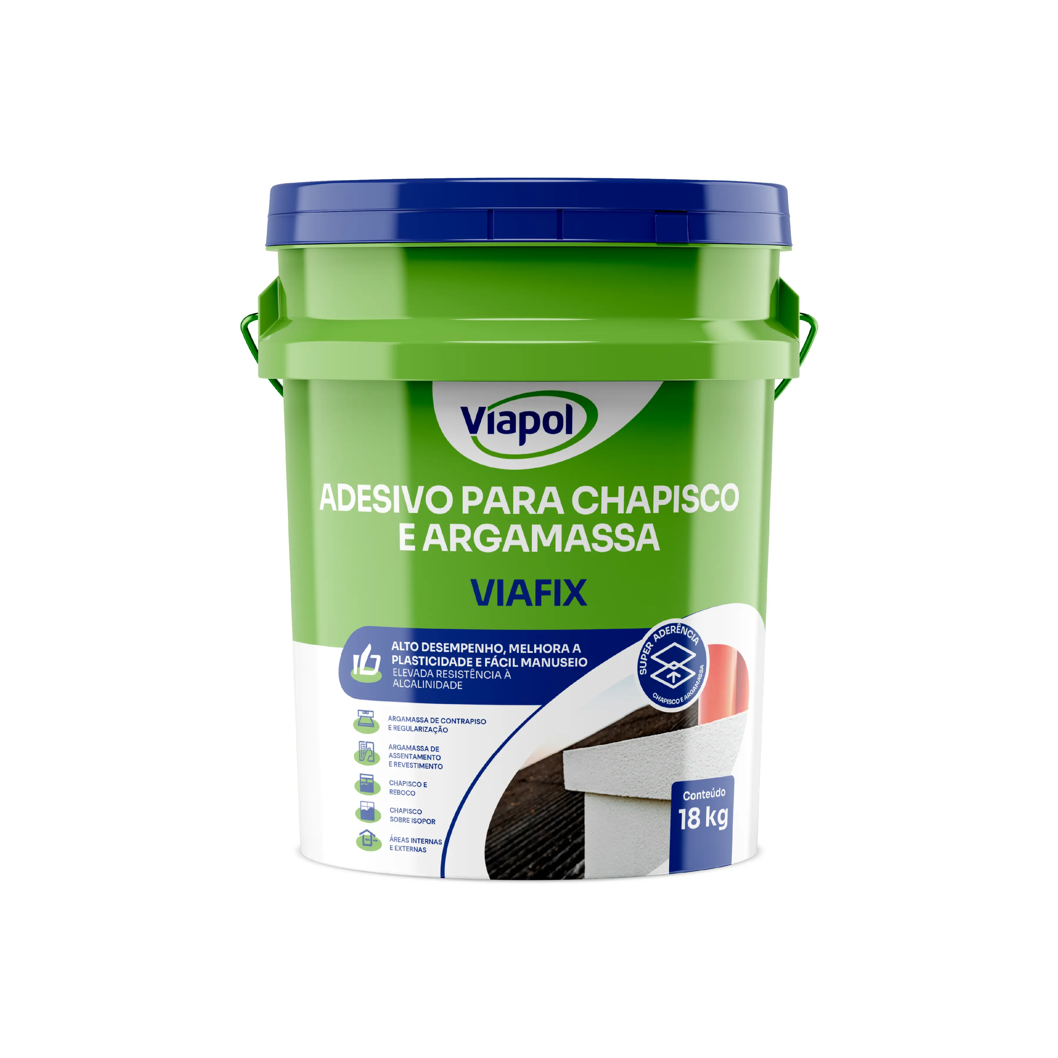 Viafix Paredes e Pisos 18kg Viapol