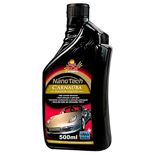 Polidor Líquido Carnaúba Repintura 500ml Plc500 Sun Car