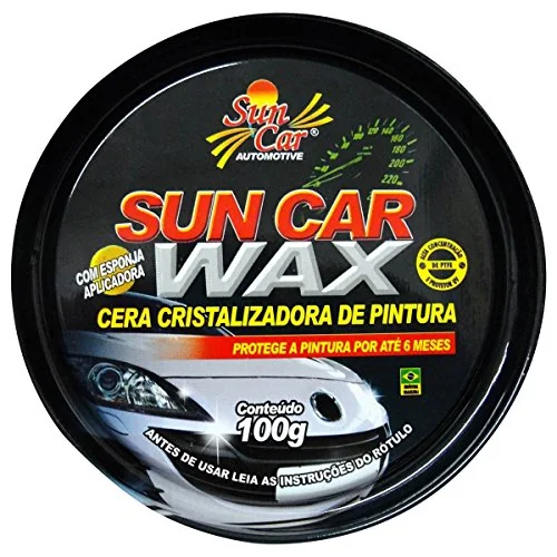 Cera Cristalizadora Com Esponja Sun Car