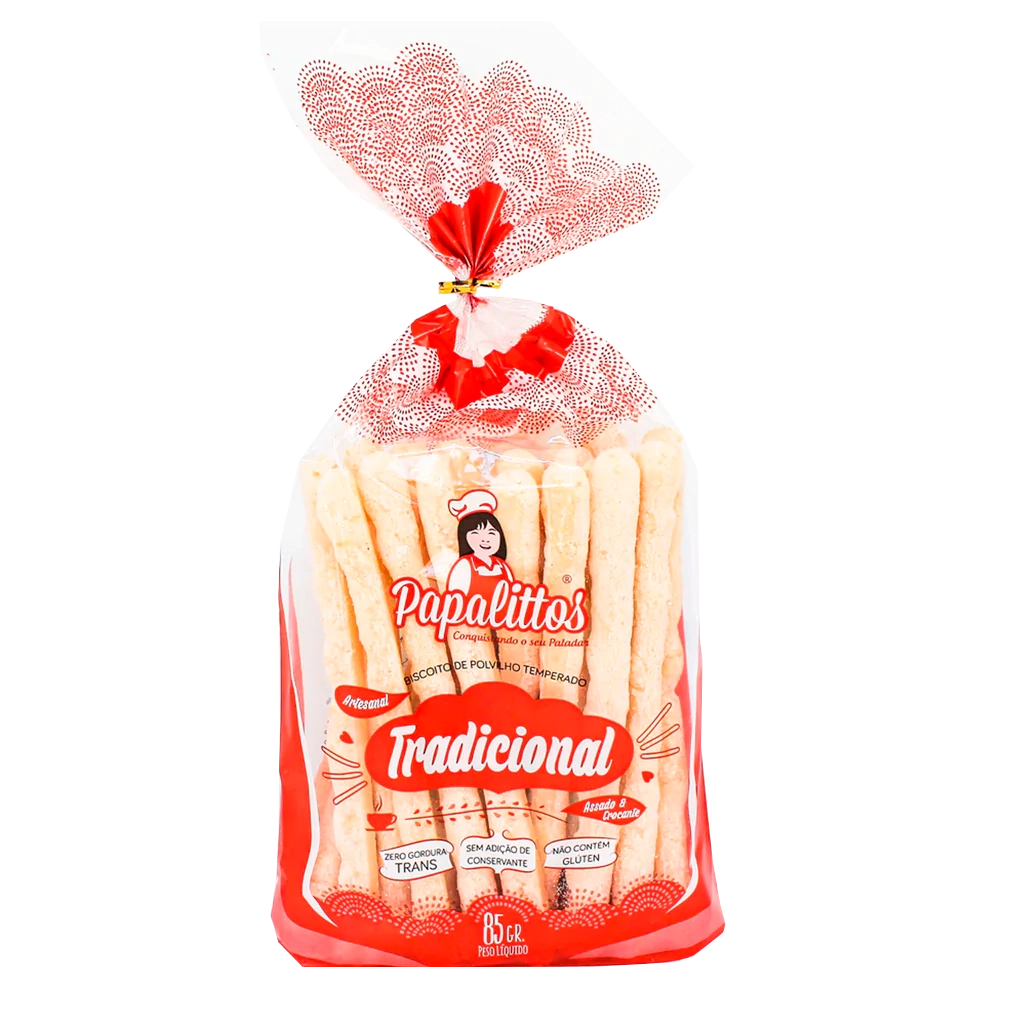 Biscoito Papalitos Polvilho Tradicional