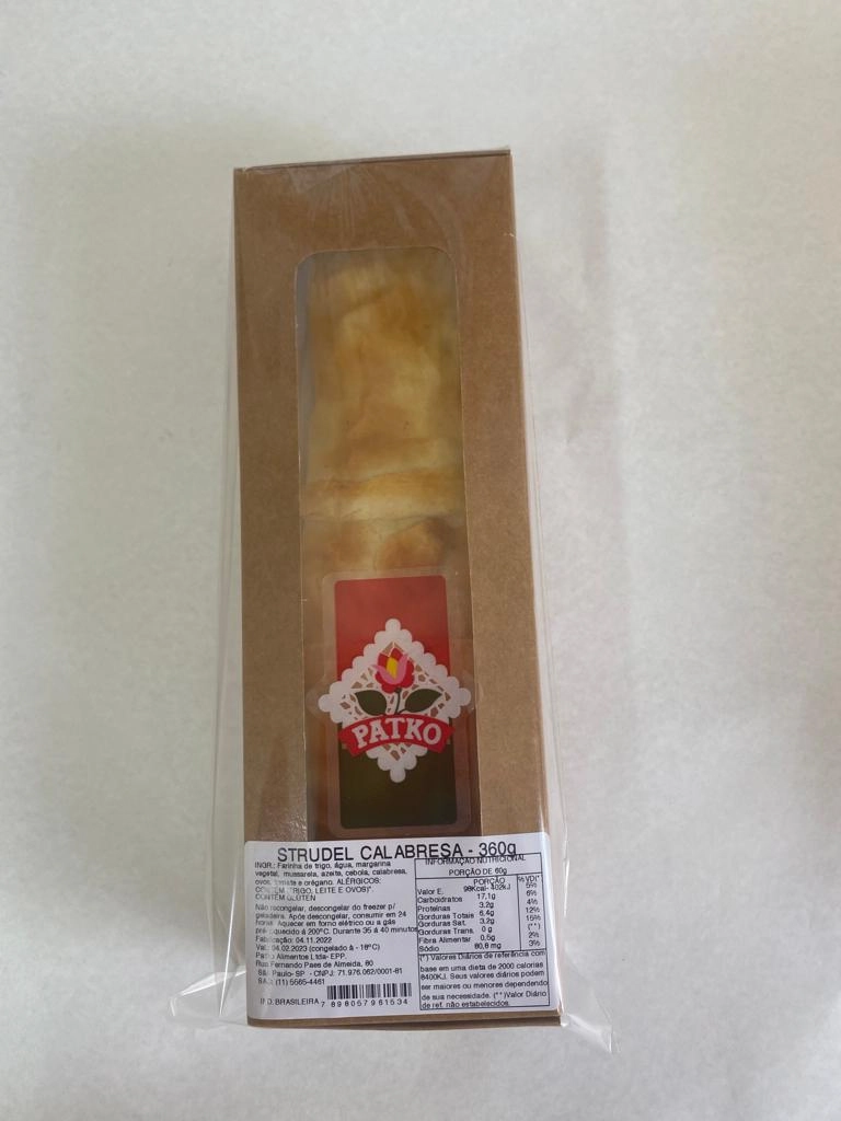 Strudel Patko Calabresa 360g