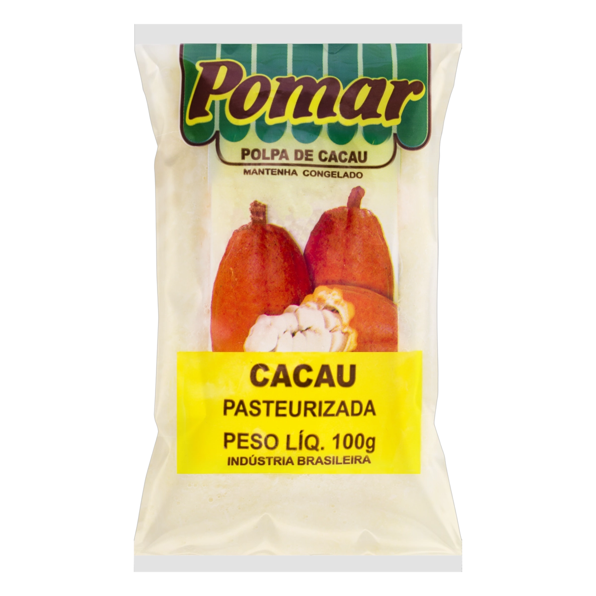 Polpa De Fruta Cacau Pomar Pacote 100g