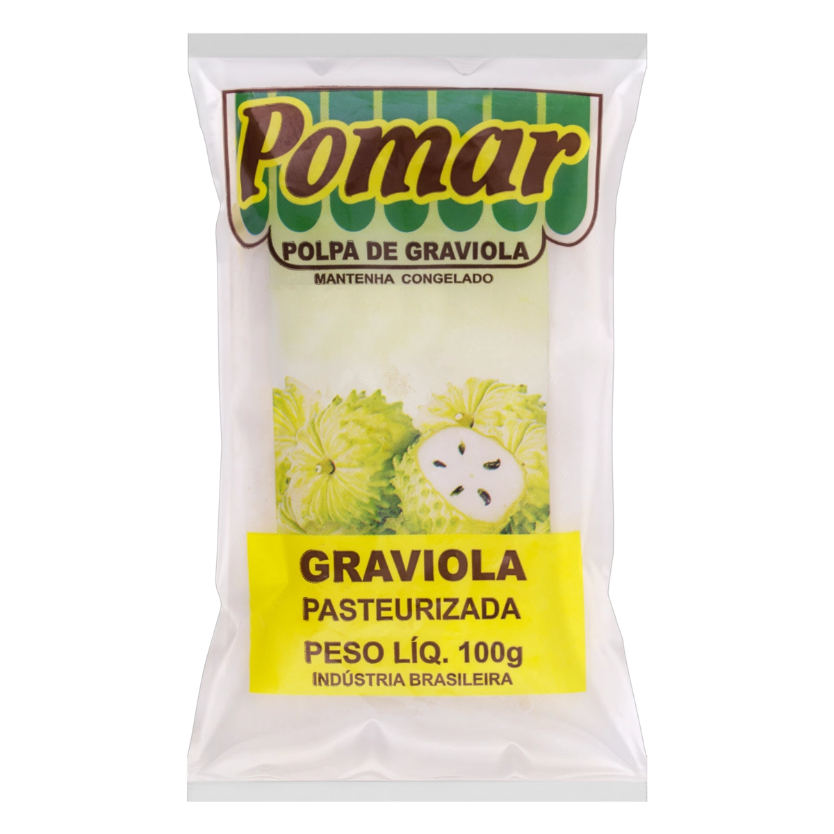 Polpa De Fruta Graviola Pomar Pacote 100g