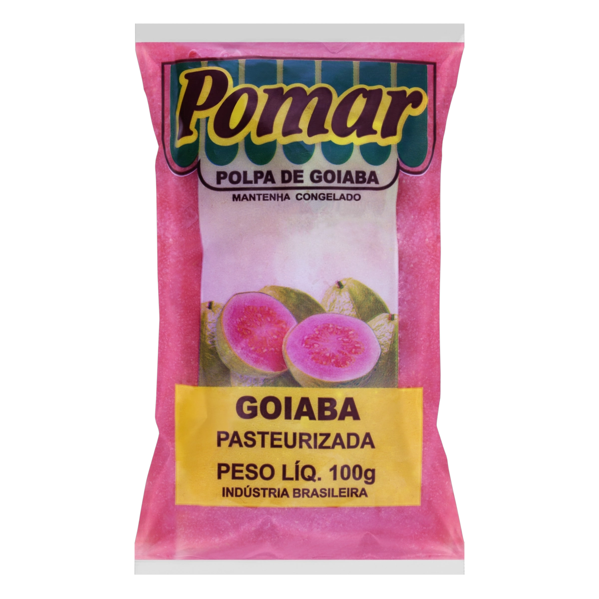 Polpa De Fruta Goiaba Pomar Pacote 100g