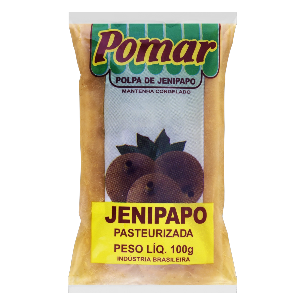 Polpa De Fruta Jenipapo Pomar Pacote 100g